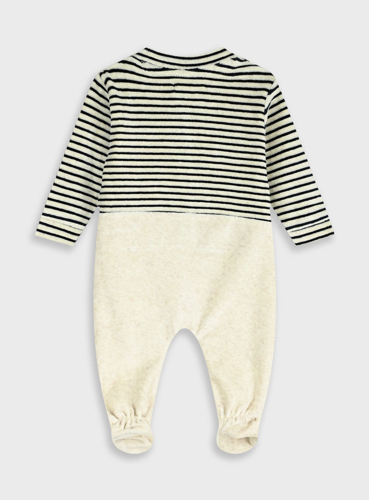 Βρεφικό βελουτέ φορμάκι - VANNILA MELANZE 11-125468-9 φωτογραφία