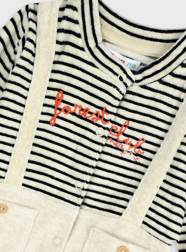 Βρεφικό βελουτέ φορμάκι - VANILLA MELANZE 11-125468-9 φωτογραφία