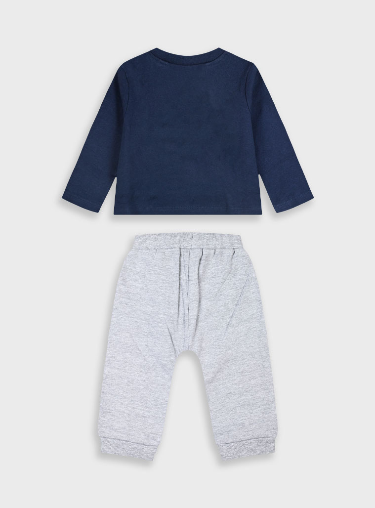 Βρεφικό σετ μπλούζα με παντελόνι - ΜΕΛΑΝΖΕ 11-125480-0 φωτογραφία