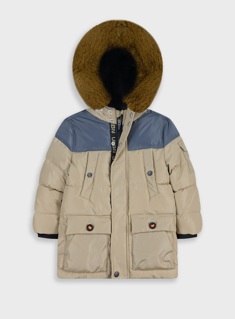 Μπουφάν με κουκούλα - ΑΜΜΟΣ 12-125101-1