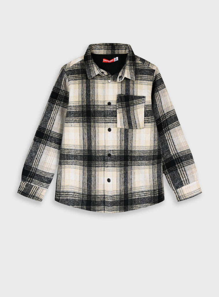 Καρρώ πουκάμισο/ζακέτα - Μπλε 12-125104-4 φωτογραφία