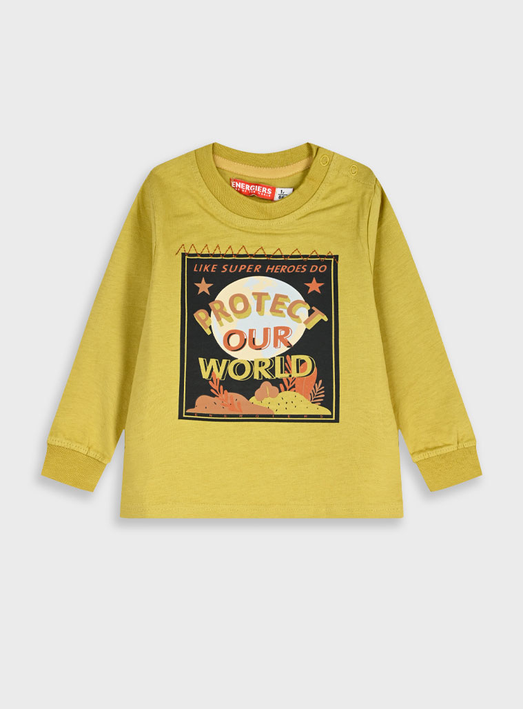 Μακρυμάνικη μπλούζα - 1 έτους, ΣΑΦΡΑΝ εικόνα 1