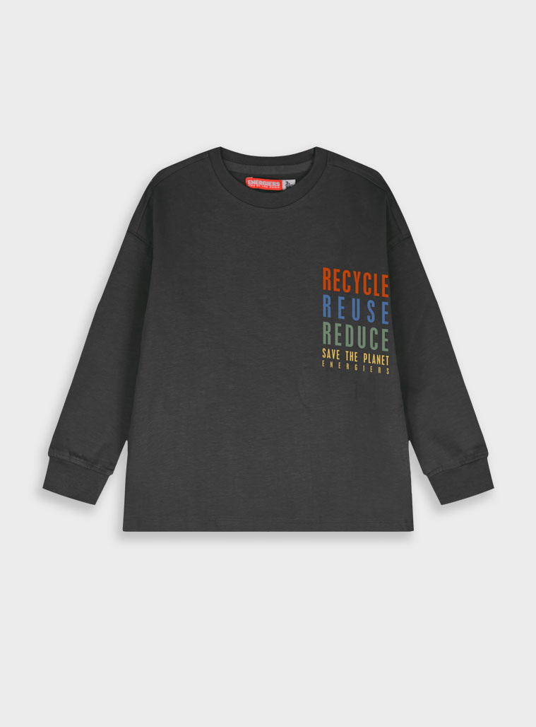 Μακρυμάνικη μπλούζα - 1 έτους, ΜΑΥΡΟ εικόνα 1