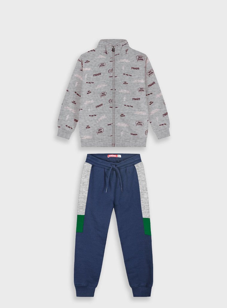 Φούτερ φόρμα με τύπωμα - 1 έτους, ΜΑΡΕΝ εικόνα 1