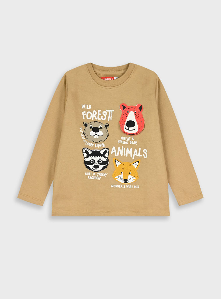 Μακρυμάνικη μπλούζα - 4 ετών, ΜΠΕΖ εικόνα 1