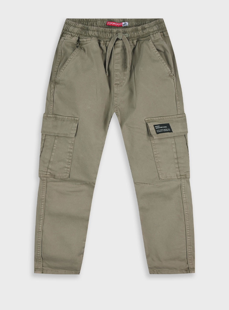 Παντελόνι cargo - 8 ετών, ΣΚΟΝΙΣΜΕΝΟ ΠΡΑΣΙΝΟ εικόνα 1
