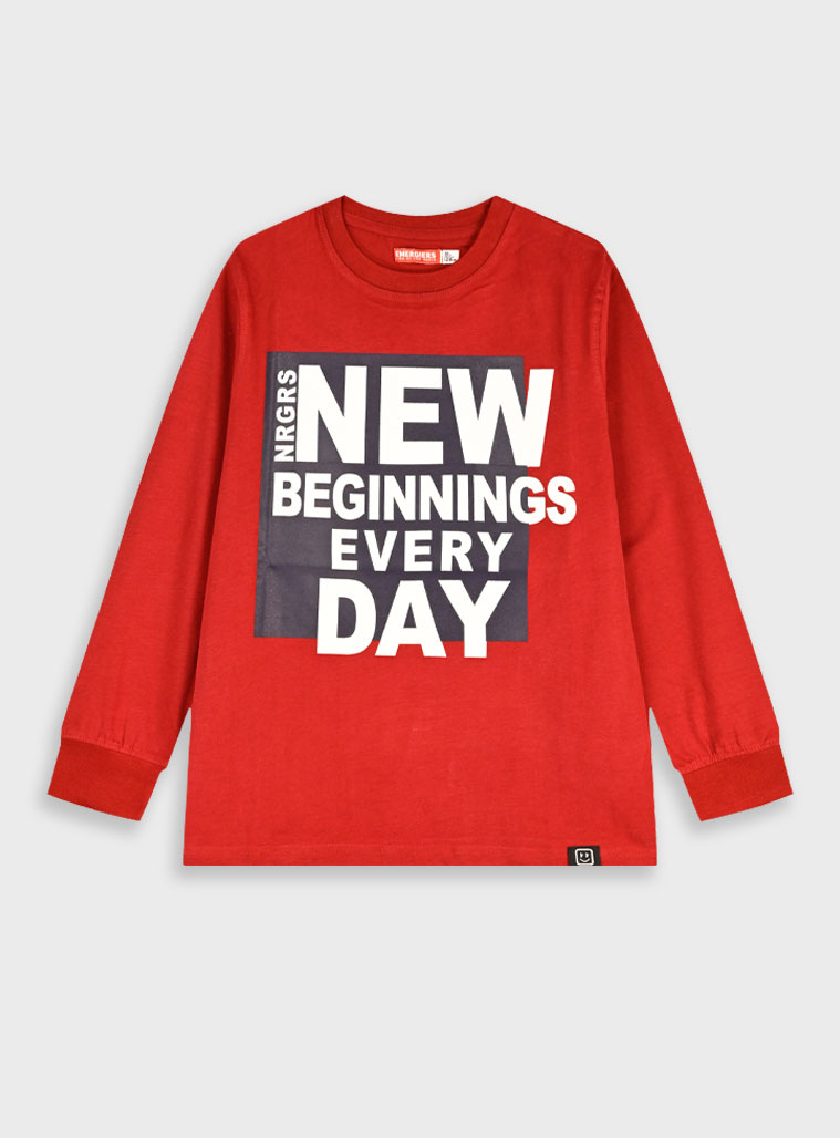 Μακρυμάνικη μπλούζα - 16 ετών, ΜΠΟΡΝΤΩ εικόνα 1