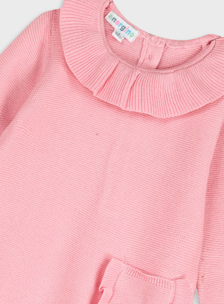 Βρεφικό πλεκτό φόρεμα - ΜΕΝΤΑ 14-125411-7 φωτογραφία