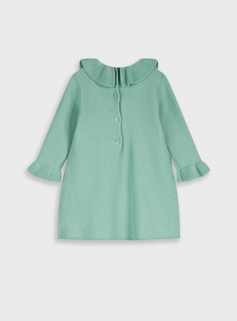 Βρεφικό πλεκτό φόρεμα - ΜΕΝΤΑ 14-125411-7 φωτογραφία