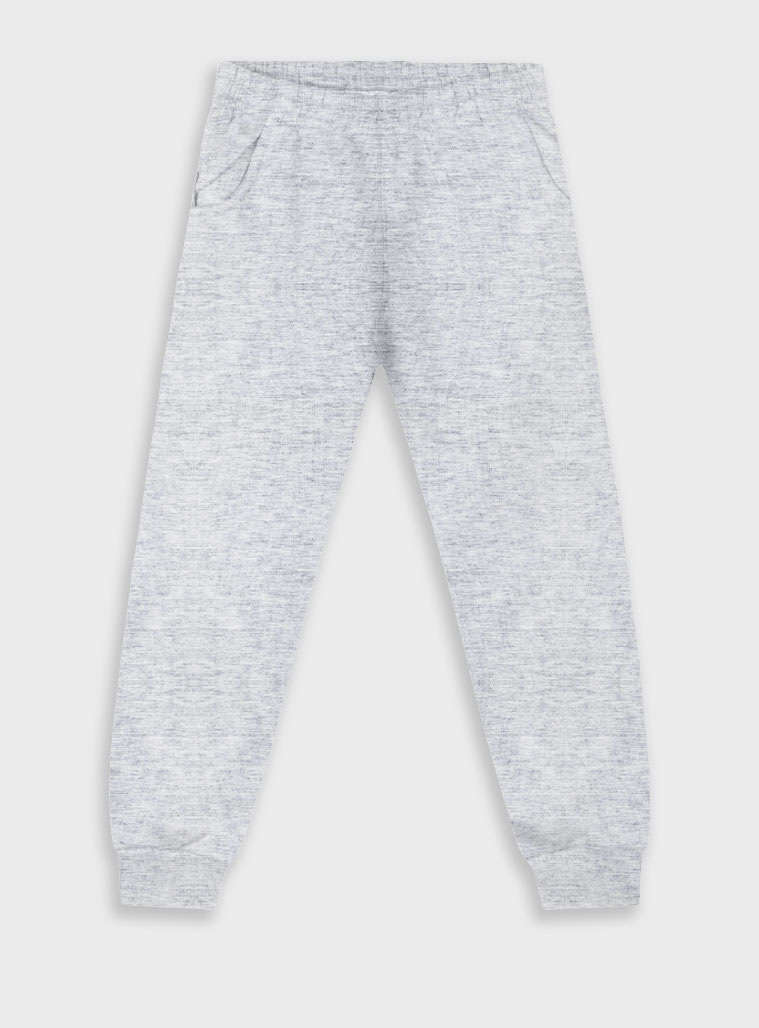 Παντελόνι φούτερ με λάστιχο για κορίτσι - ΜΕΛΑΝΖΕ 15-113345-2-2 φωτογραφία