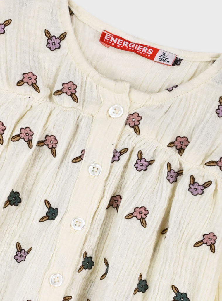 Πουκαμίσα με κέντημα - ΠΑΓΟΣ 15-125300-4 φωτογραφία