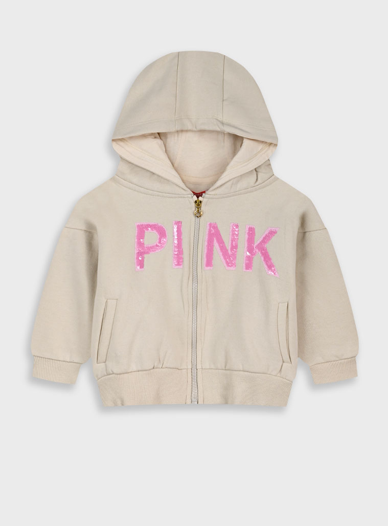 Ζακέτα φούτερ - ΒΑΝΙΛΙΑ 15-125300-5