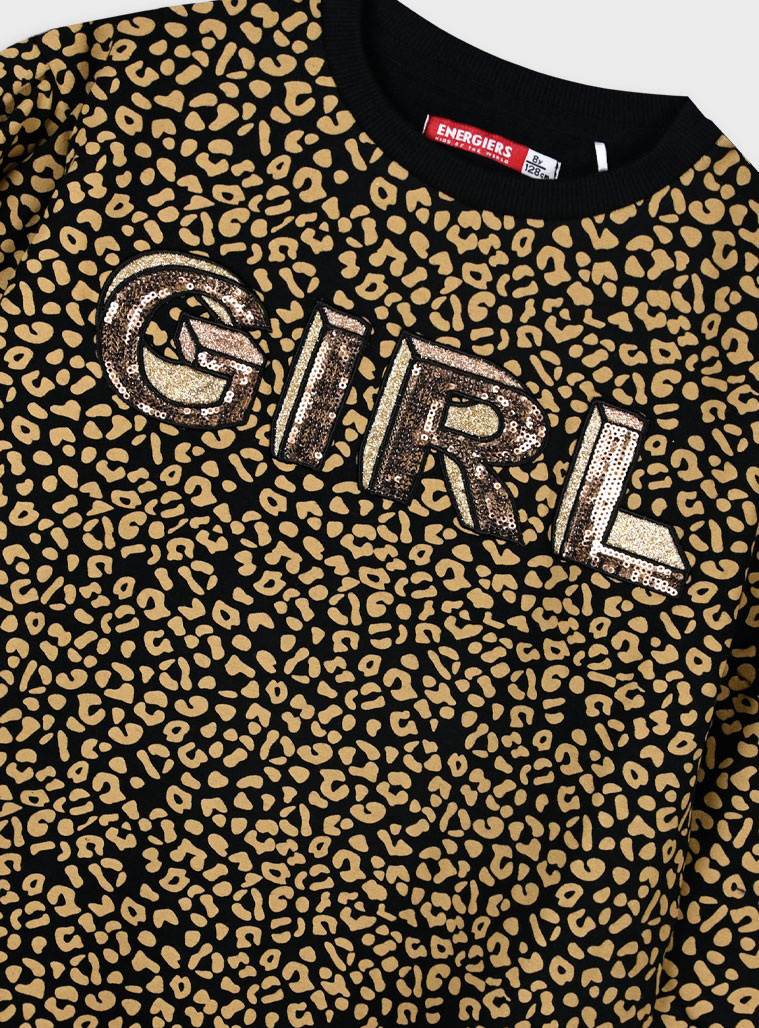 Λεοπάρ φούτερ φόρεμα - ΚΟΥΦΕΤΙ 15-125341-7 φωτογραφία