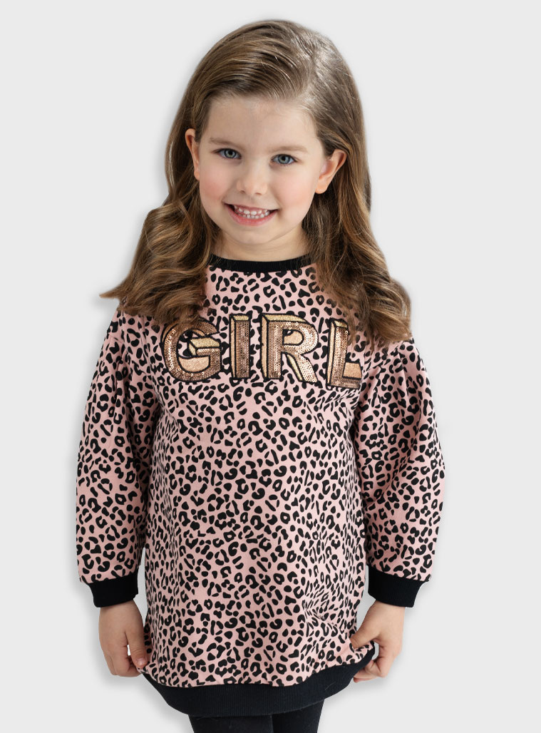 Λεοπάρ φούτερ φόρεμα - ΚΟΥΦΕΤΙ 15-125341-7 φωτογραφία