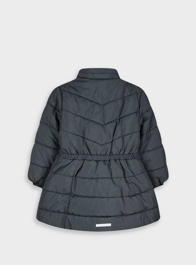 Μπουφάν με αποσπόμενη κουκούλα - ΜΑΥΡΟ 16-125200-1 φωτογραφία