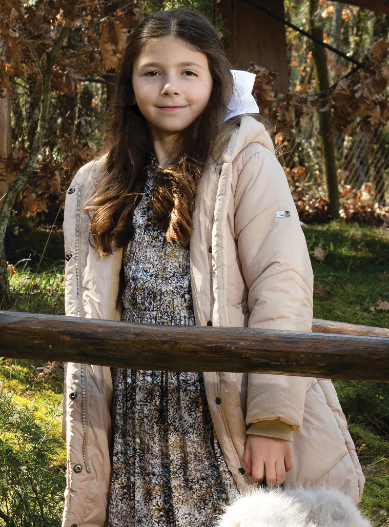 Μπουφάν με κουκούλα - ΛΑΤΤΕ 16-125201-1 φωτογραφία