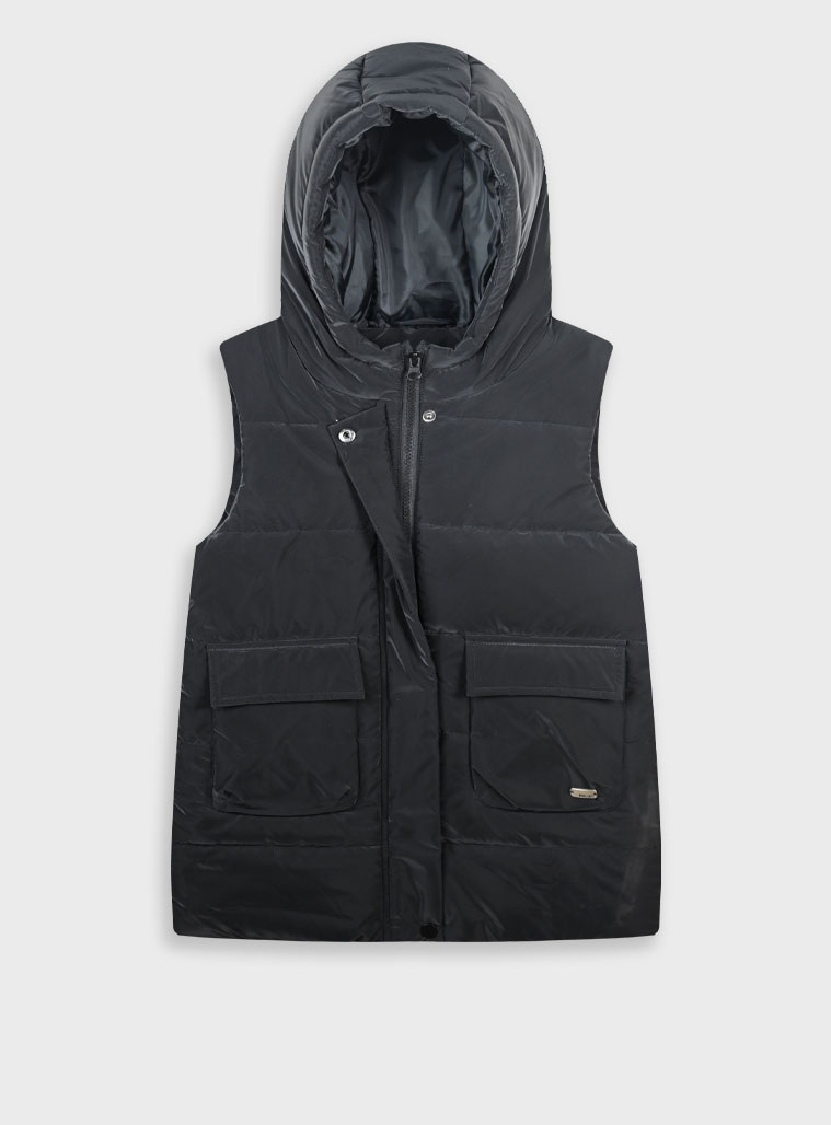 Αμάνικο μπουφάν γιλέκο - ΒΑΝΙΛΙΑ 16-125215-1 φωτογραφία