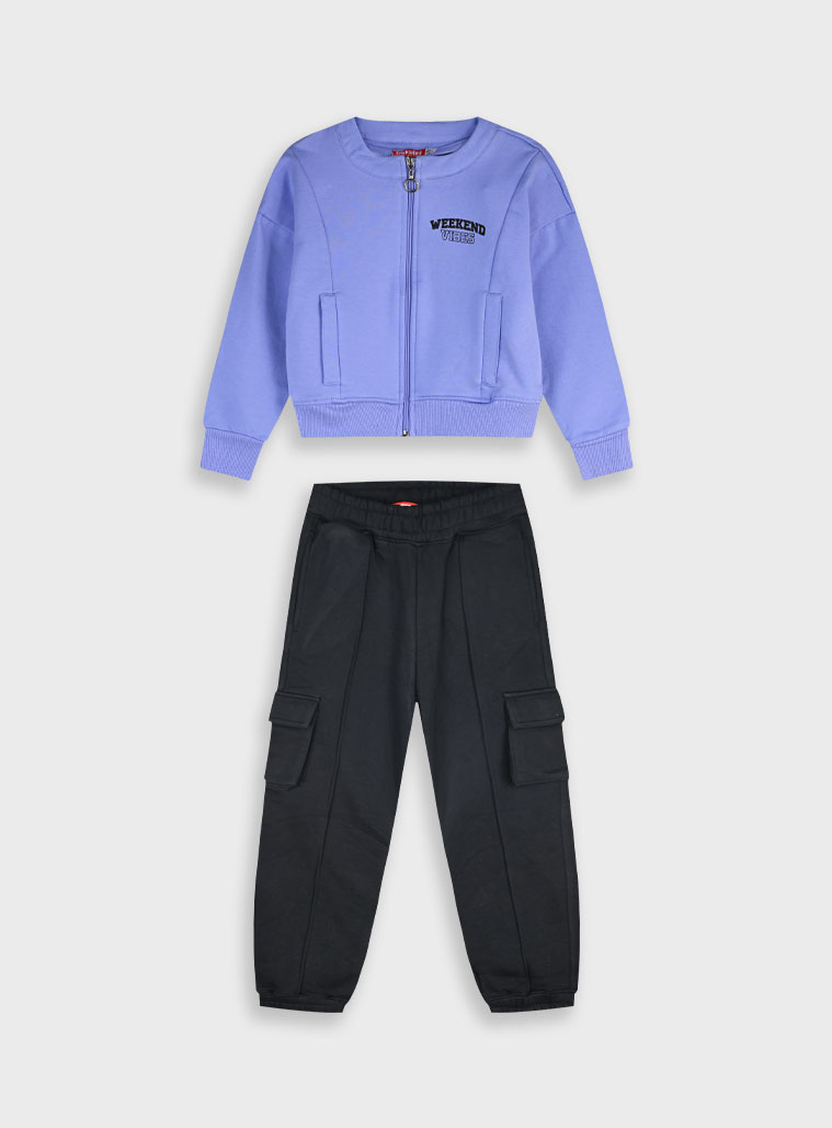 Φούτερ φόρμα με τύπωμα – ΕΚΡΟΥ ΜΕΛΑΝΖΕ 16-125234-0