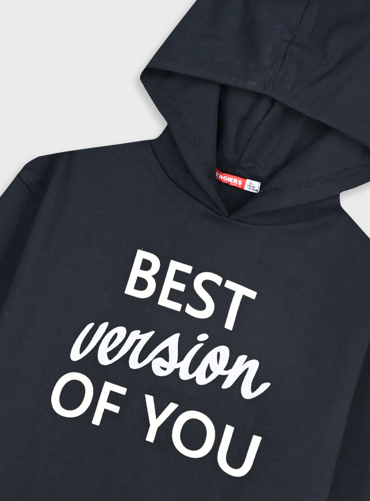 Φούτερ φόρμα με τύπωμα - ΜΑΥΡΟ 16-125253-0 φωτογραφία