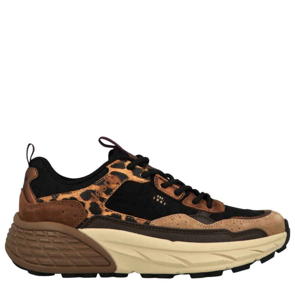 JEEP GROOVE JUNGLE Sneaker 36-41 - 36, ΜΑΥΡΟ/ΜΠΕΖ εικόνα 1