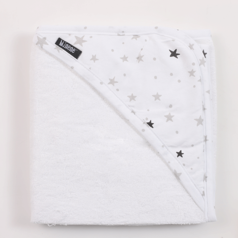 Εικόνα 1 Κάπα Bamboo 75x75εκ. Stars Grey Minene 19302002250OS