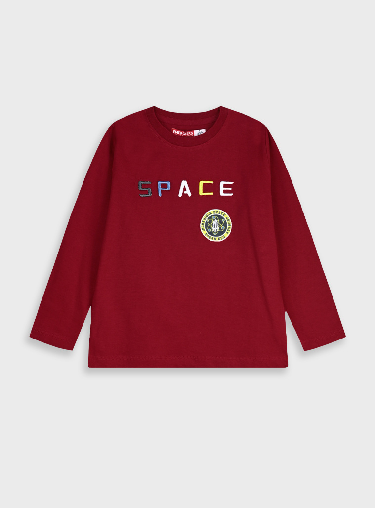 Μακρυμάνικη μπλούζα - 1 έτους, ΜΠΟΡΝΤΩ εικόνα 1