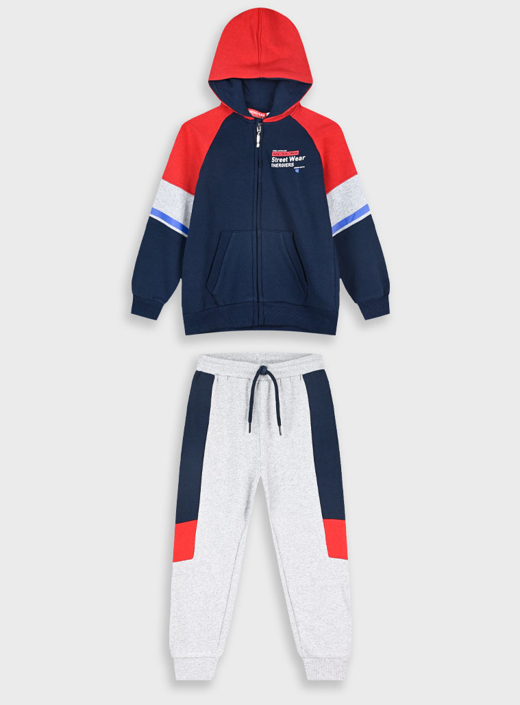 Φούτερ φόρμα με τύπωμα - 1 έτους, ΜΕΛΑΝΖΕ εικόνα 1