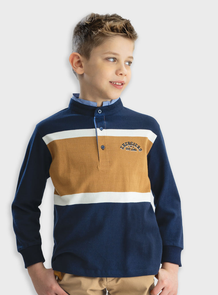 Πικέ μακρυμάνικη μπλούζα - ΚΑΜΗΛΟ 13-125017-5 φωτογραφία