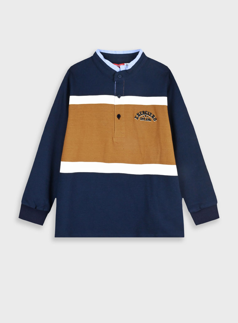 Πικέ μακρυμάνικη μπλούζα - ΜΑΡΕΝ 13-125017-5