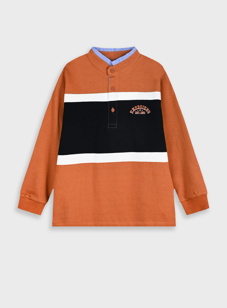 Πικέ μακρυμάνικη μπλούζα - ΚΑΜΗΛΟ 13-125017-5