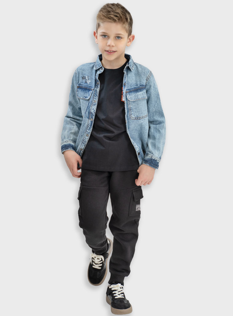 energiers Παντελόνι φόρμας - ΜΑΥΡΟ 13-125024-2