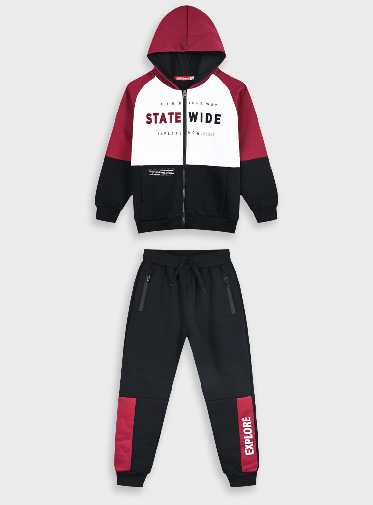 Φούτερ φόρμα με τύπωμα - 6 ετών, ΜΑΥΡΟ εικόνα 1