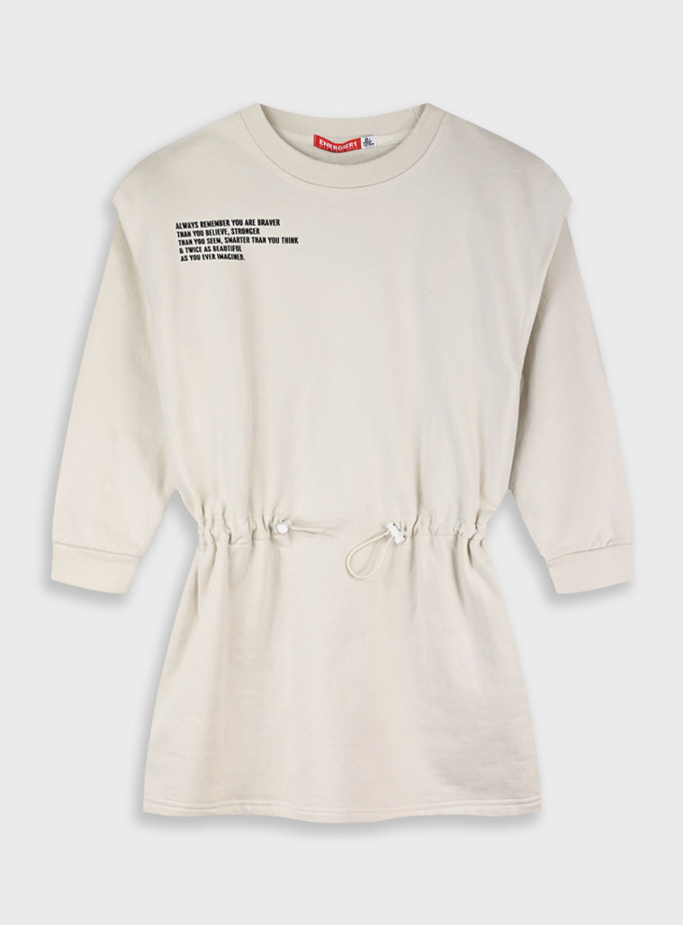 Φούτερ φόρεμα - 6 ετών, ΒΑΝΙΛΙΑ εικόνα 1