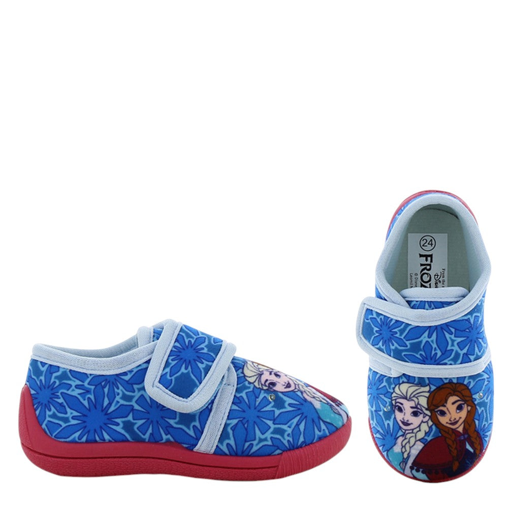 FROZEN Παντόφλα με φωτάκι 24-32 - 24, ΜΠΛΕ/ΦΟΥΞΙΑ εικόνα 1