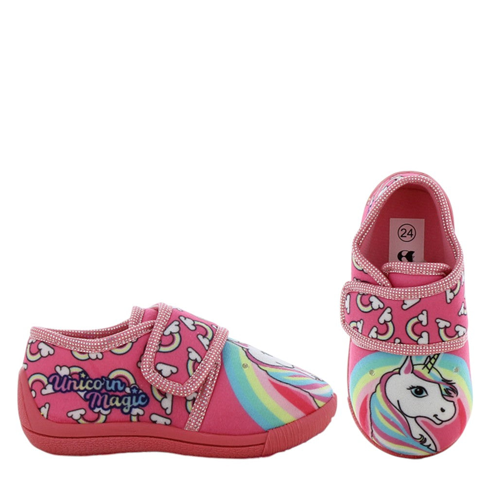 Unicorn Magic UNICORN MAGIC Παντόφλα με φωτάκι 22-32 - Φούξια