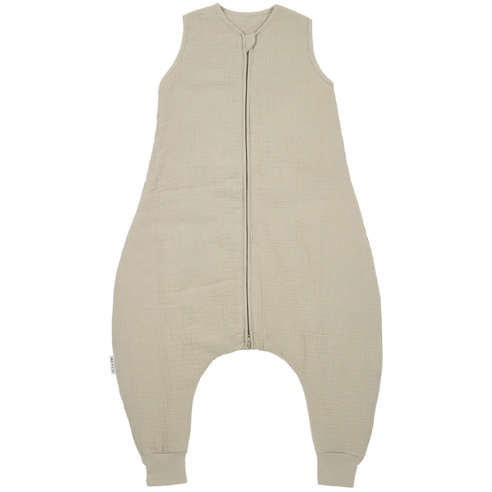 Εικόνα 1 Υπνόσακος Βαμβακερός Με Ποδαράκια 2.0Tog 9-18 Μηνών/74-86εκ. Muslin Sand Meyco MEY-247.000.33.04