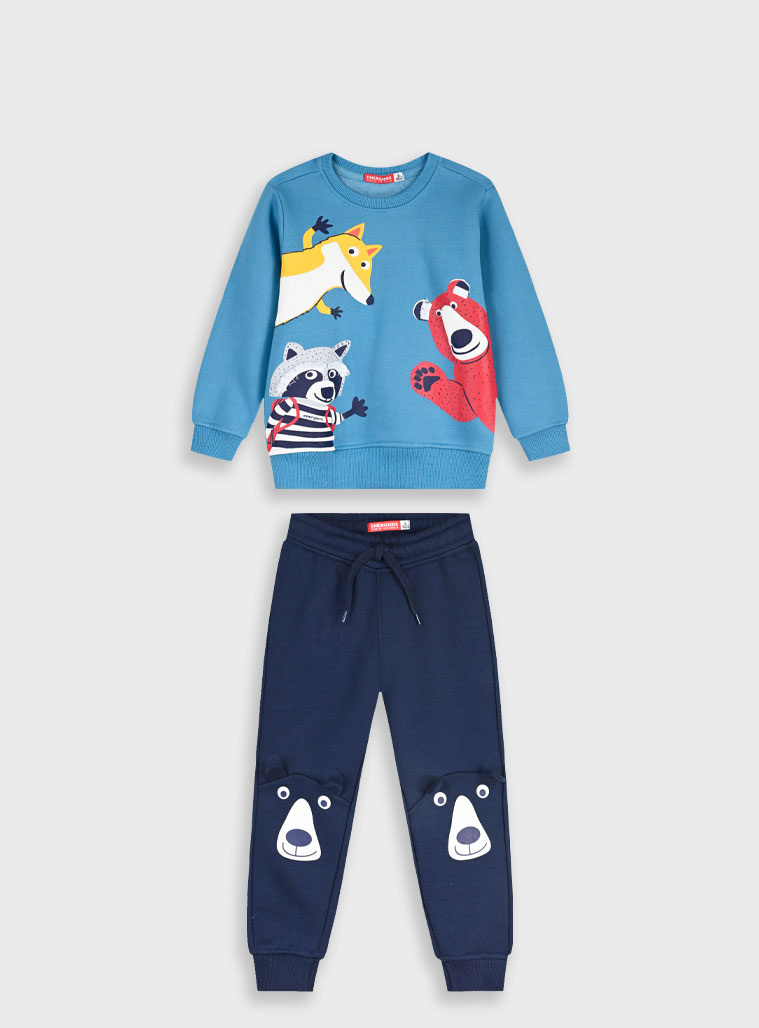 Φούτερ φόρμα με τύπωμα - ΜΑΡΕΝ 12-125171-0-0