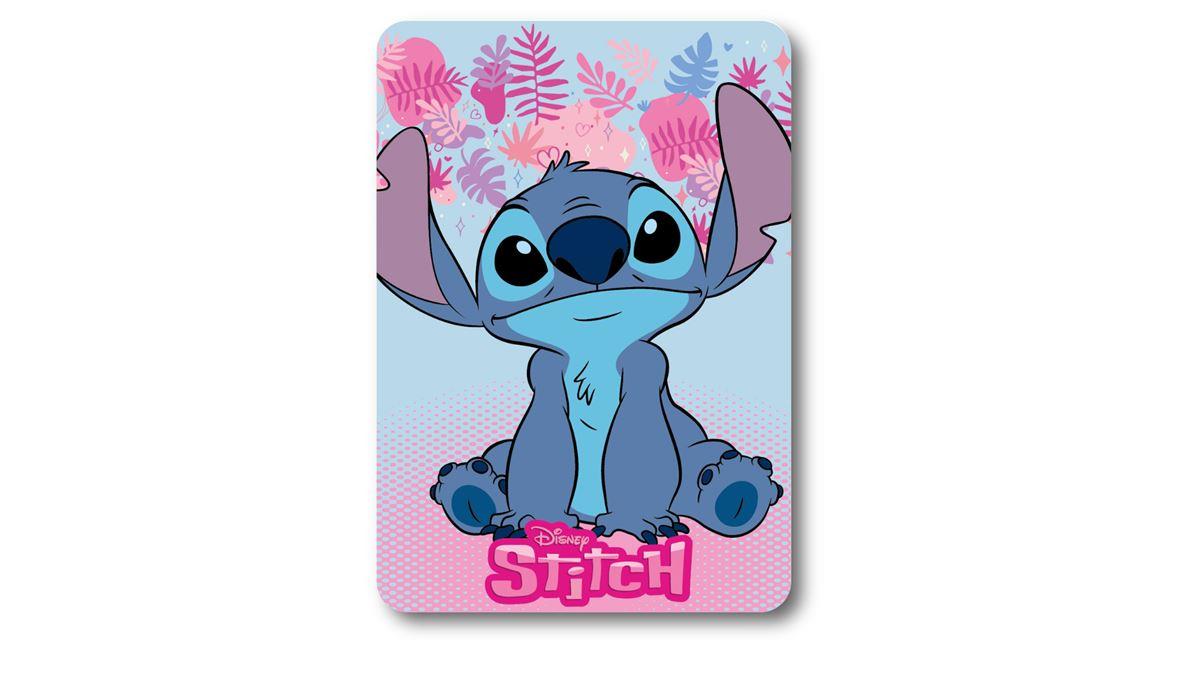 Κουβέρτα Κούνιας Fleece 100x140εκ. Disney Home Stitch 68 Ice Blue-Pink...