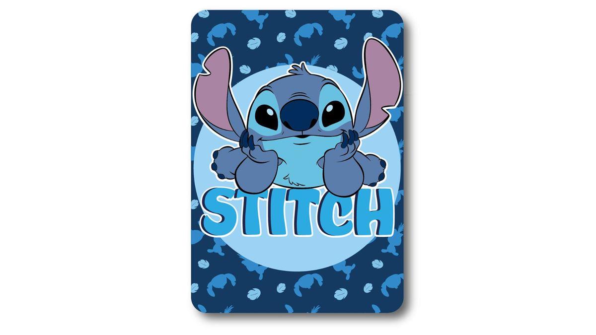Κουβέρτα Κούνιας Fleece 100x140εκ. Disney Home Stitch 18 Blue Digital...